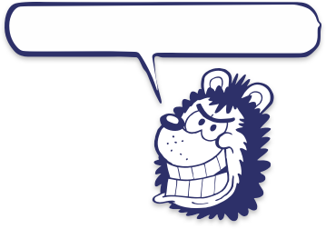 Gnasher speech bubble